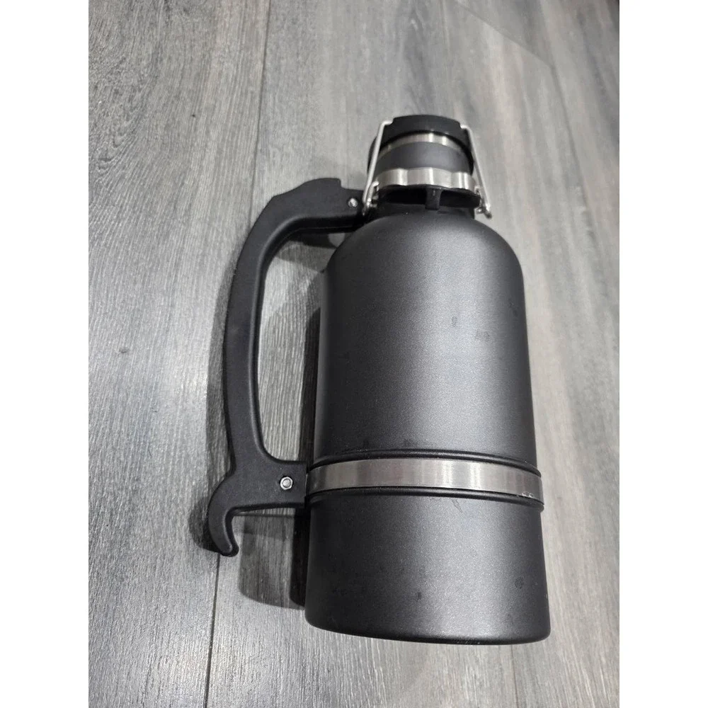 Drink Tanks Black 64oz Stainless Steel Insulated Growler Camping Outdoor termos